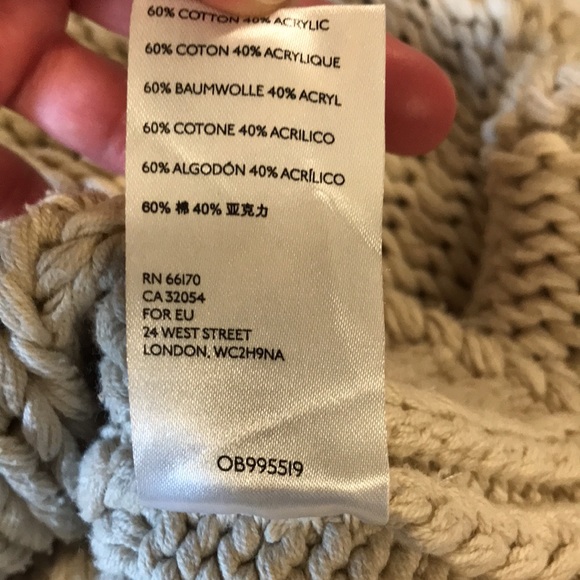 Free people my only sunshine Chunky Knit Tan Sweater Women S relaxed mock neck - Picture 7 of 10